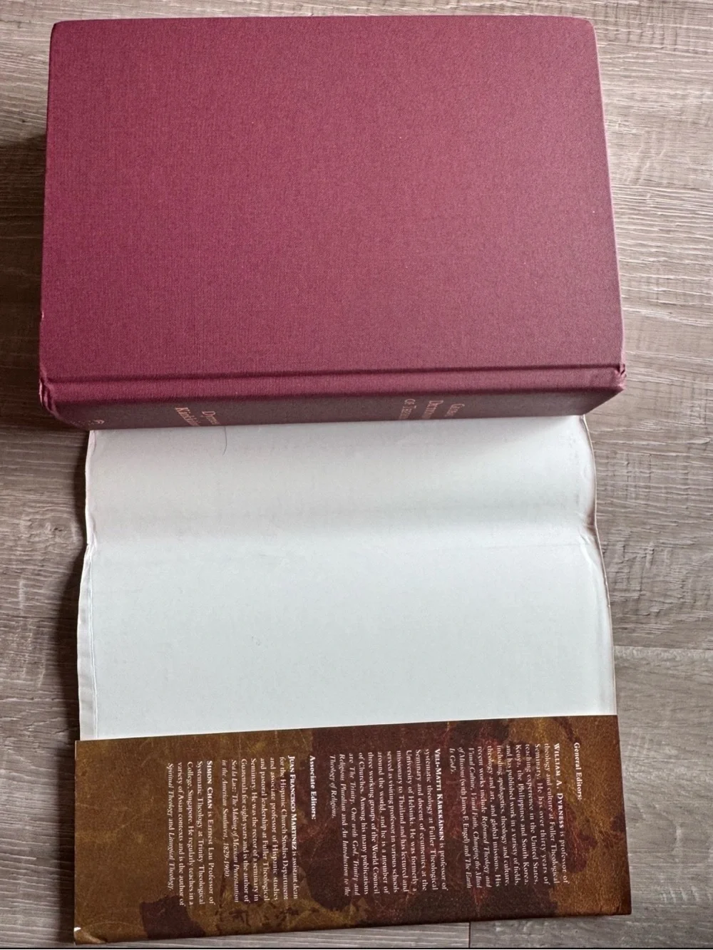 Hardcover World Map Accent Book - Brown and Gold